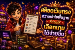 สล็อตเว็บตรง ความเข้าใจพื้นฐานที่ช่วยให้เลือกเกมได้ง่ายขึ้น