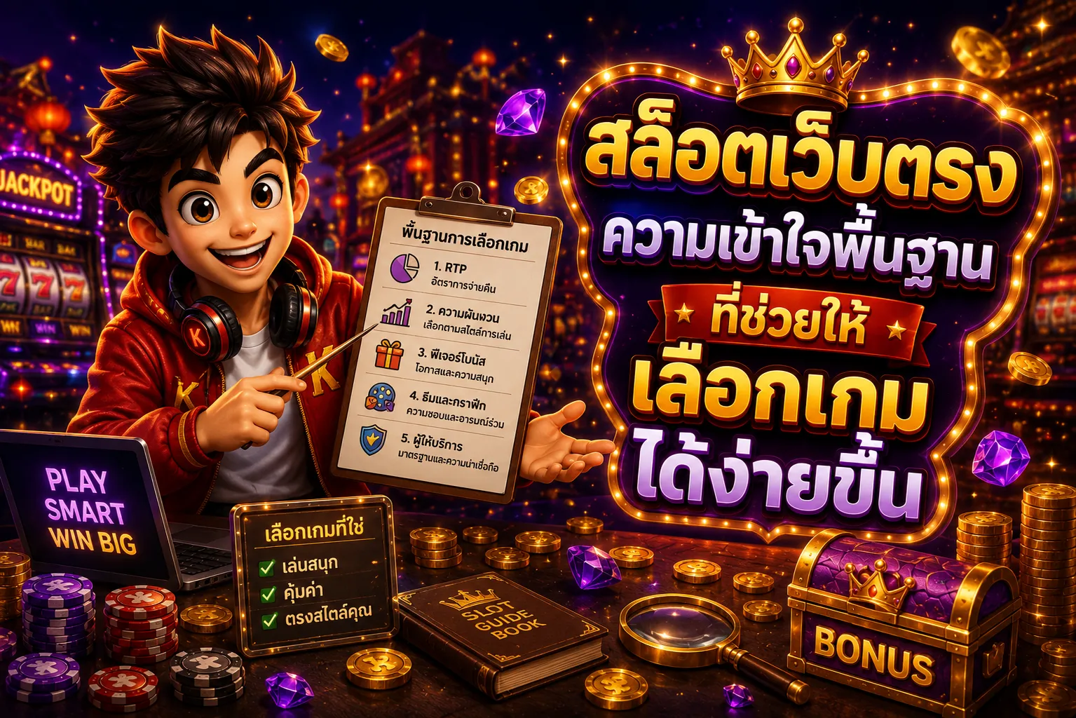 สล็อตเว็บตรง ความเข้าใจพื้นฐานที่ช่วยให้เลือกเกมได้ง่ายขึ้น